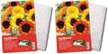 Seed Mat - Easy to Plant and Grow Garden Seeds - Creates Fragrant, Vibrant Flower Garden (Sunflower Garden) (Pack of 2) by BloomingBulb