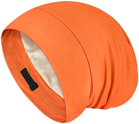 Fittia Satin Lined Sleep Bonnet, Adjustable Non-Slip Cap For Locs, Medium by FITTIA
