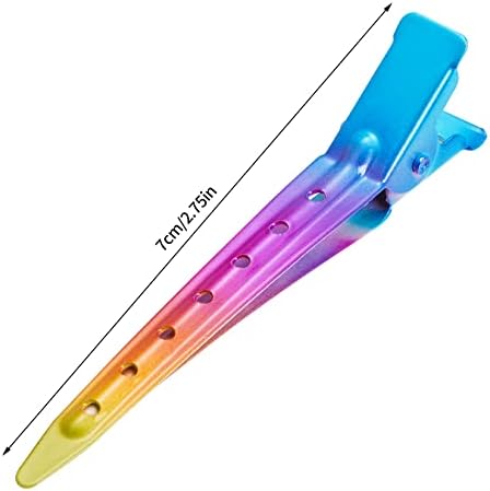 Bantoye 24 Packs Duck Bill Clips 2.75 Inch Metal Alligator Clip, Rainbow - Image 2