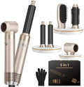 OKWRAP 5-in-1 Blow Dryer Brush, Hot Air Styler with Auto-Wrap Curlers by OKWRAP