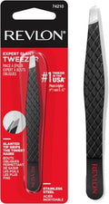 Revlon Expert Slant Tweezer, High Precision For an Easy Hair Removal, Made With Stainless Steel, 1 Count (Pack of 12) by RevlonConsumerProductsCorp