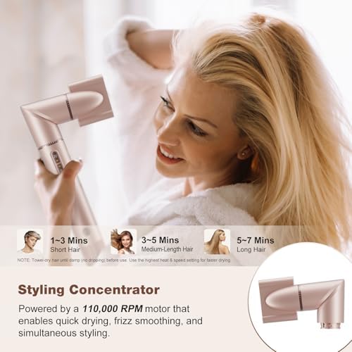 7MAGIC 7-in-1 Air Multi-Styler & Hair Dryer Brush with Auto-Wrap Curlers - Image 4