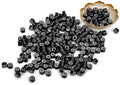 4mm Hair Extensions Beads: Easy to Clamp - Stay Secure 1000pcs Silicone Lined Micro Ring Beads for Thin Fine Hair for Daily Wear Hair Extensions(Natural Black) by Uotodoo