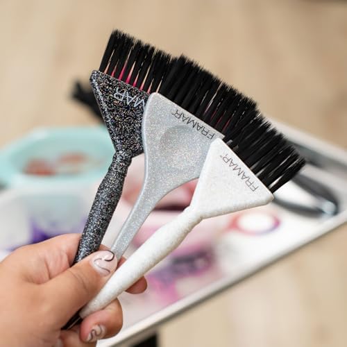 FRAMAR Glitter Hair Color Brush Set, Hair Dye Brush Kit - Image 2