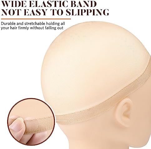 MORGLES HD Invisible Wig Caps 20 Pack Nude Stocking for Lace Front - Image 5