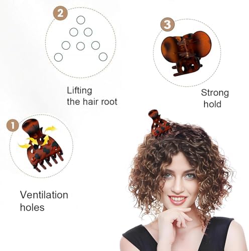 8 Hair Volume Clip for Thick Hair, Root Clips for Curly Hair Volume - Image 4
