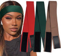 3 Pcs Elastic Bands for Wigs - Lace Melting, Edge Wrap to Lay Edges (Red, Green, Brown Pack) by Atimiaza