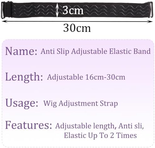 U Part Wig Cap with Drawstring & Anti-Slip Elastic Band Set - Image 7
