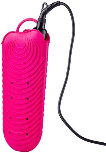 ZAXOP Silicone Heat Resistant Holder Mat Pouch for Flat Iron,Curling Iron,Hot Hair Tools(Hotpink) by ZAXOP