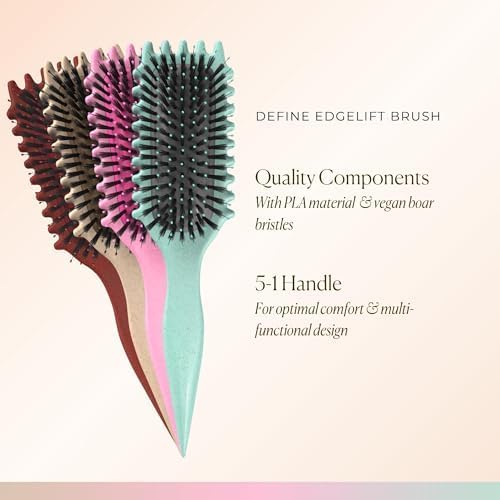 Bounce Curl Define EdgeLift Brush 5-In-1 Styling Tool, Tan - Image 2