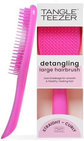 Tangle Teezer Large Ultimate Detangler Brush, Straight to Wavy, Runway Pink by TangleTeezer