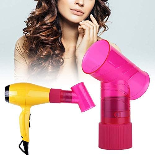 Professional Hair Dryer Diffuser Curly Blow Dryer Hairdressing Styling Accessory Unique Structure Quick Drying Heat Protection For Permed Wavy Curly Hair Black Blue Purple Pink (Pink) - Image 6