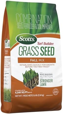 Scotts Turf Builder Grass Seed Fall Mix, 5.6 lb (Pack of 4) - Image 5