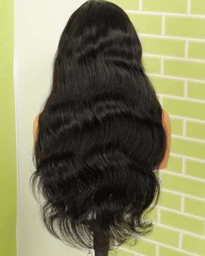 BEEOS 13x6 Full Frontal HD Lace Wig Ultra-fitted Cap Design 250% Density Body Wave Human Hair Wig Pre-Plucked Bleached Knots 22 Inch - Image 5