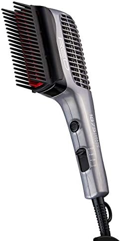 Red by Kiss 1875 Ceramic Ionic Hair Styler, Blow Dry Comb with 3 Attachments Including Detangler Pik, 4 Heat Settings & Cool Shot for Fast Drying, Straightening & Silk Press on All Hair Types - Image 3