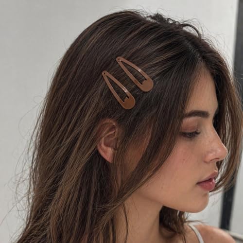 40 Counts Brown Hair Clips, 2 Inch Hair Barrettes for Women - Image 4