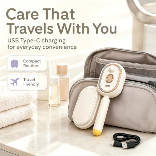 Electric Spray Air Cushion Massage Comb, Self-Clean Hair Detangler Brush - Image 6