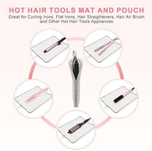 2-in-1 Heat Resistant Mat & Storage Bag for Hair Tools - Image 6