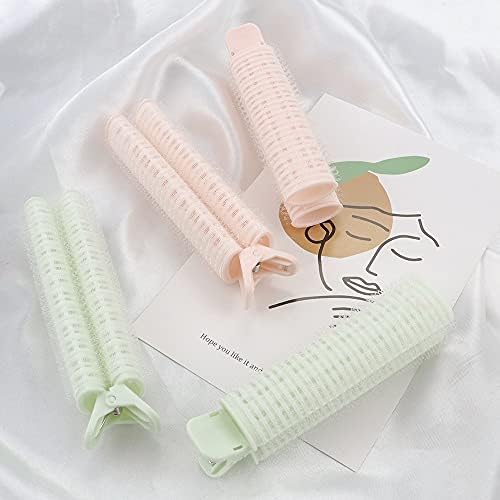 4 Pieces Volumizing Hair Root Clips, Hair Clip Curler Rollers Natural Clamps Rollers Self Grip Volume Hair Root DIY Wave Fluffy Curler Hair Styling Tool, Easy to Carry for Women Girls - Image 4