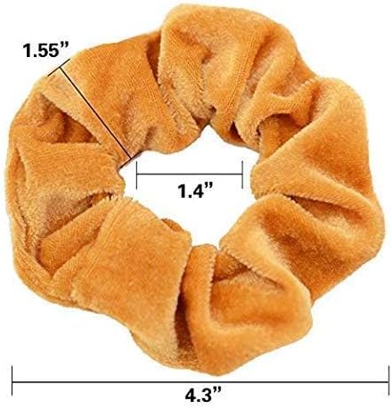 Chloven 55 Pack Premium Velvet Hair Scrunchies for Women Girls - Image 4