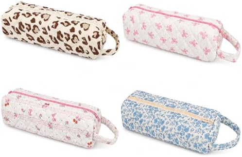 4pcs Hair Tools Travel Bag Soft Compact Case Compatible with Airwrap & Shark Flexstyle, Curling Iron & Flat Iron Storage Organizer, Portable Hair Accessories Bag by Canumer
