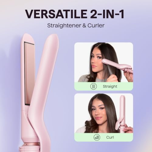 Wavytalk 3 in 1 Curling Wand Set with Heated Round Brush,Versatile Styling - Image 4