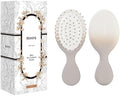 RHOS Mini Hair Brush for Women,Men and Kids, Travel Size Hair Brush for Purse & Pocket (1 Pack-Beige Gradient) by RHOS