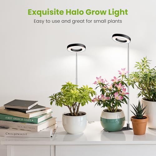 3.5in Halo Plant Lights for Indoor Growing, 48 LEDs Full Spectrum - Image 2