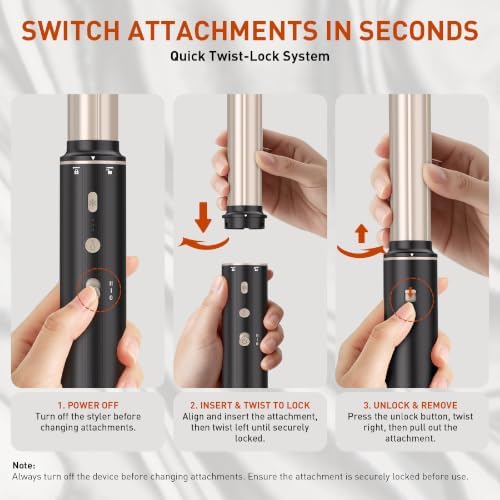 Mythsight StyleVibe 6-in-1 Air Styler with Hair Dryer & Auto-Wrap Curlers - Image 7