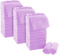 MOONQUEEN Ultra Soft Premium Washcloths Set - 12 x 12 inches - 72 Pack - Quick Drying - Highly Absorbent Coral Velvet Bathroom Wash Clothes (Purple) by MOONQUEEN