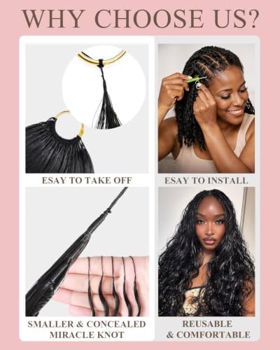 27# Honey Blonde Color 18 Inch Human Crochet Hair for Black Women, Feather Crochet Extensions 55g 40 Strands, Resusable Miracle Look Hair Bundles, Soft Lightweight Small Knots Body Wave - Image 2
