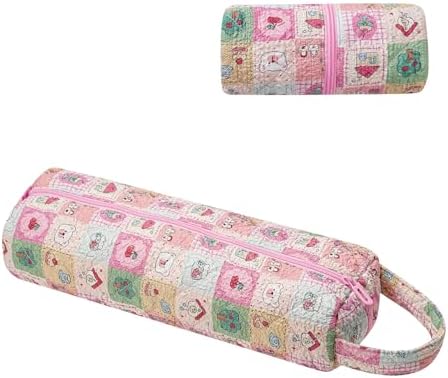 RSRSLEII Quilted Hair Tools Travel Bag with Checks, Portable&Foldable by RSRSLEII