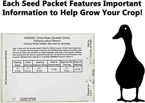 Set of 43 Assorted Vegetable & Herb Seed Packets - Over 10,000 Seeds! - Includes Mylar Storage Bag - Deluxe Garden Heirloom Seeds - 100% Non-GMO - Image 7