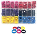 288 Pcs Toddler Hair Ties, Soft Seamless Cotton Baby Hair Ties, Multicolor Small Hair Bands for Little Girls and Kids, Elastic Hair Accessories Ponytail Holders (Dark Color) by Unknown