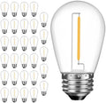 GvvooHome S14 Outdoor String Light Bulbs for Patio & Backyard, 30 Pack by GvvooHome
