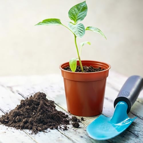 120 Pcs 2 Inch Red Mini Nursery Pots, Seedling Pots with Drainage Holes - Image 2
