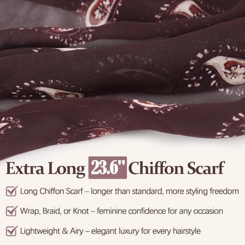 Ababalaya Satin Lined Head Wrap Chemo Headwear for Women - Image 4