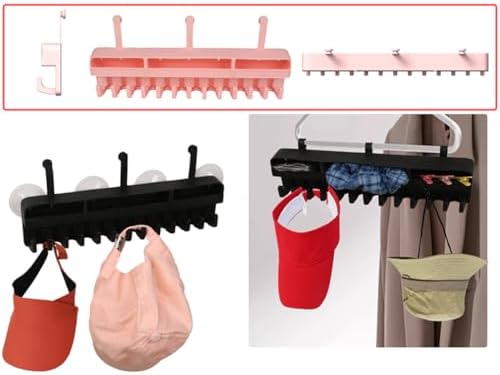 Hair Extension Holder for Styling - Lightweight Hair Extension Silicone Hanger Pink Come with Hooks and Bobby pins for Storage in Bathroom Closet and Powder Room - Image 5