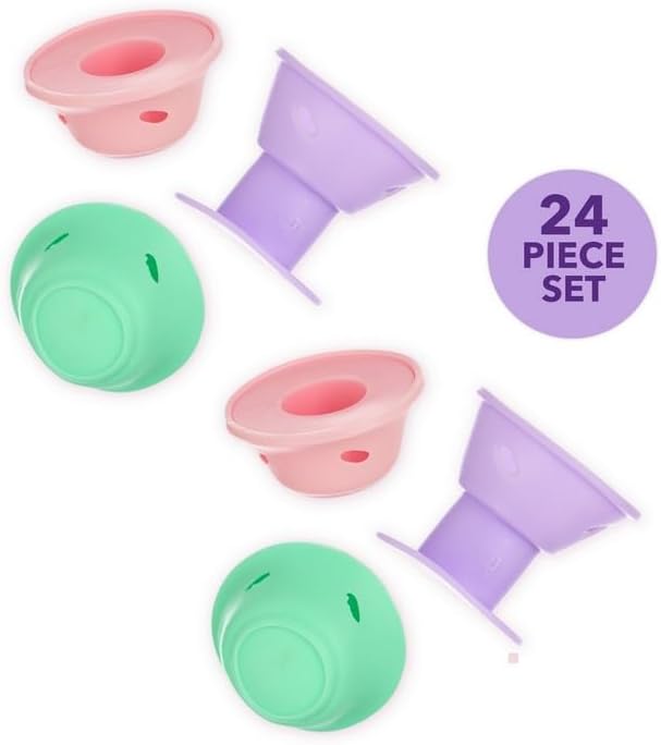 24pc Pastel Heatless Curling Pods -Silicone Hair Rollers for No-Damage –Fun - Image 2