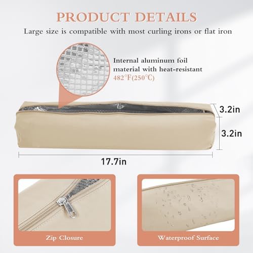 Suafrnut Professional Heat Resistant Hot Hair Tools Organizer Bag - Image 3