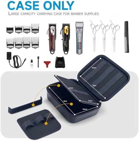 Hard Barber Accessories Case for Hair Clippers Mens Hair Cutting Barber - Image 2