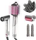 Shark FlexFusion Ceramic Air Styler, Diffuser+Curlers, Metallic Mist, HD642 by Shark