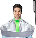 Hair Cutting Capes for Adults, Professional Haircut Cape Umbrella Waterproof Salon Barber Cape Hairdressing Apron, with 1PCS Black Comb by Wsevinn