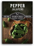 Jalapeño Pepper Seeds for Planting - 1 Pack by SurvivalGardenSeeds