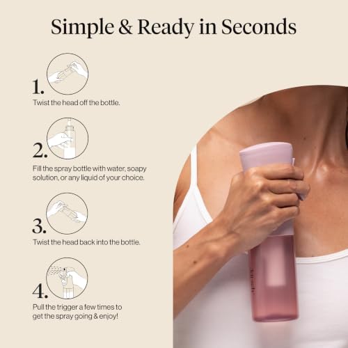 Kitsch Large Continuous Spray Bottle for Hair – Soft Violet, 180ml - Image 7