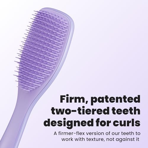Tangle Teezer Ultimate Detangler Curly Hair Brush, 3C to 4C, Purple Passion - Image 2