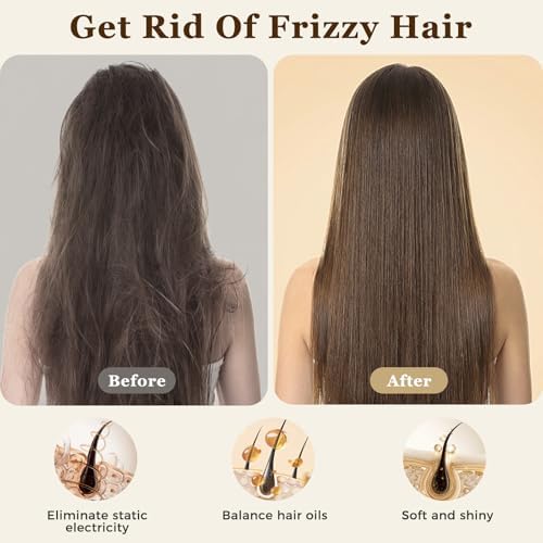 BLACK EGG Boar Bristle Brush for Wet/Dry Hair - Smoothing, Massaging, Detangling, Reduce Frizz, Restore Shine - Bamboo Brush for Women, Men, Kids - Image 3