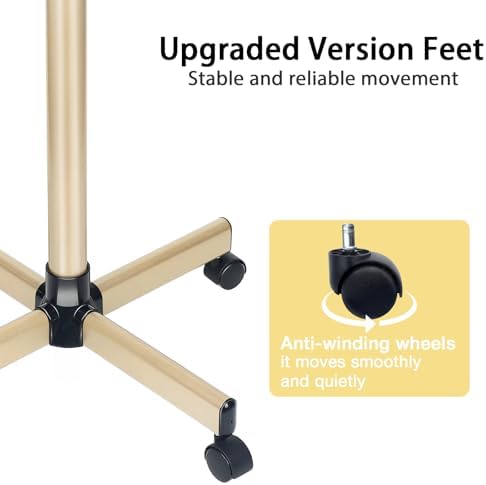 Salon Tray, Champagne Gold, Adjustable Height, Easy to Install - Image 3