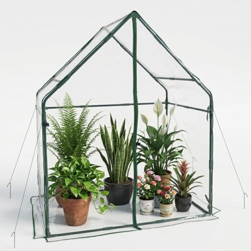 Gardzen Small Walk-in Greenhouse, 36.2"(L) x53.3(W) x66.1(H) by Gardzen