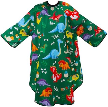 3 Pack Kids Hair Cutting Cape with Sleeves, Kids Barber Cape Haircut Cape for Boy Girls by Unknown